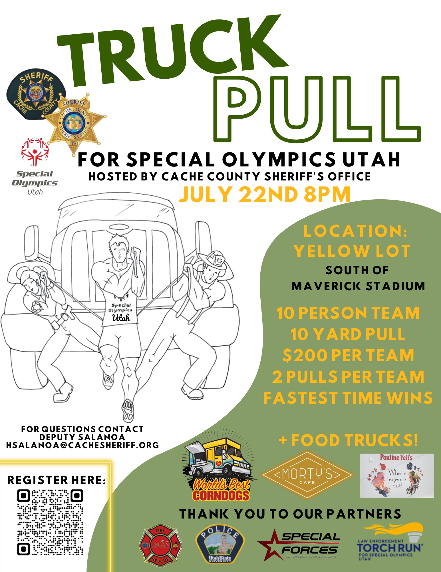 Truck Pull Hosted by Cache County Sheriff's Office Special Olympics Utah